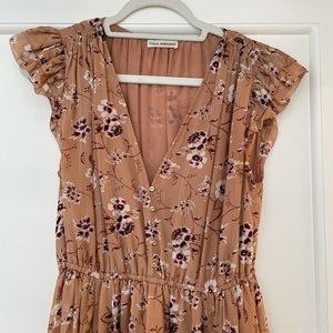 Ulla Johnson floral handkerchief dress